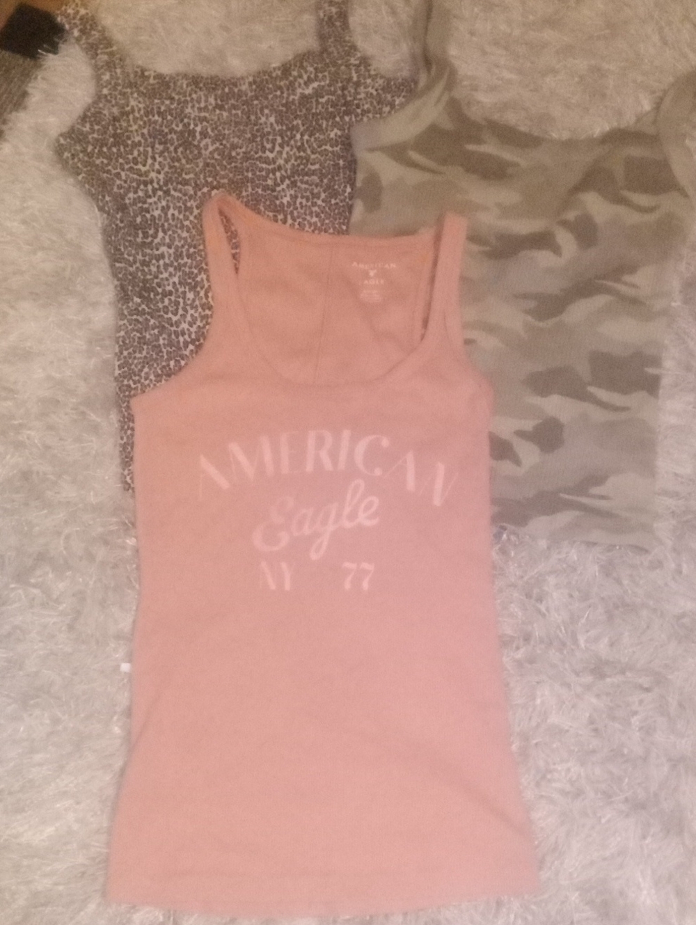 American Eagle Outfitters Logo Tank Plus The Leopard And Camo